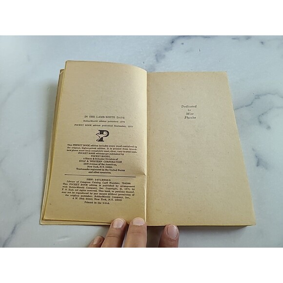 In The Lamb-White Days By F.H. Hall Paperback - Picture 4 of 10